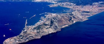 The Rock of Gibraltar and the Campo Hinterland