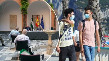 Facemasks Compulsary in Andalucia Spain