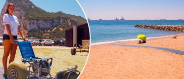 Gibraltar accesibilidad discapacidad playas 2020