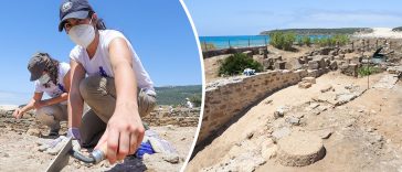 Baelo Claudia Roman Ruins, Tarifa, Salting Factory, Recuperando Garum