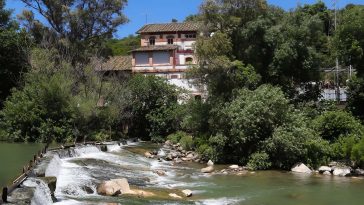Guadiaro rio sendero ruta pueblo El Corchado Camino del Molino Jimena